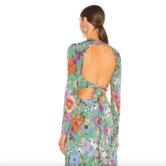 The SOLDOUT AFRM midi cut out dress - Picture 2 of 7